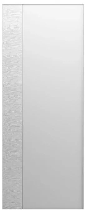 Pannello per porta blindata PAN BTA INCANTO V BCO LAC 94X213 6MM verniciato prodotto senza rivestimento bianco L 94  x H 213 cm, Sp 6 mm apertura reversibile