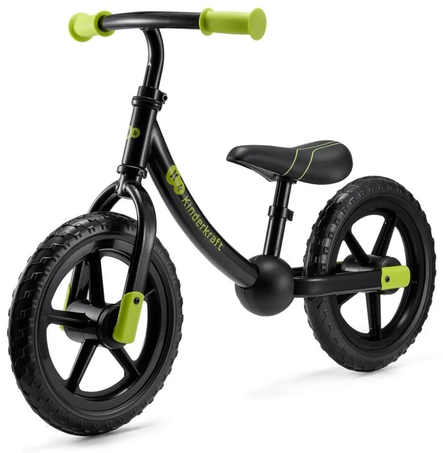 KINDERKRAFT - Bicicletta senza pedali 2WAY NEXT nera