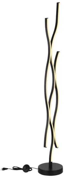 Globo 67206S - Lampada LED da terra GERONIMO LED/28W/230V 3000K nero