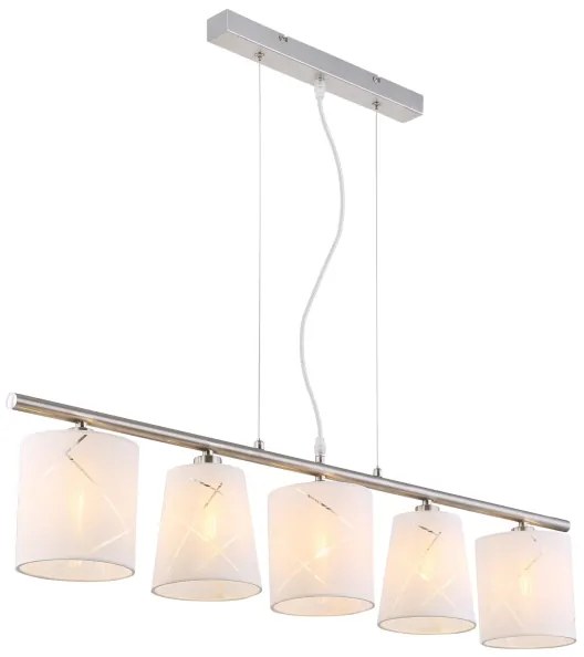 Globo 15430-5H - Lampadario a sospensione con filo NEMMO 5xE14/25W/230V