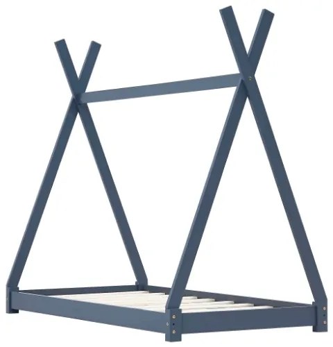 Giroletto per Bambini Grigio in Massello di Pino 70x140 cm