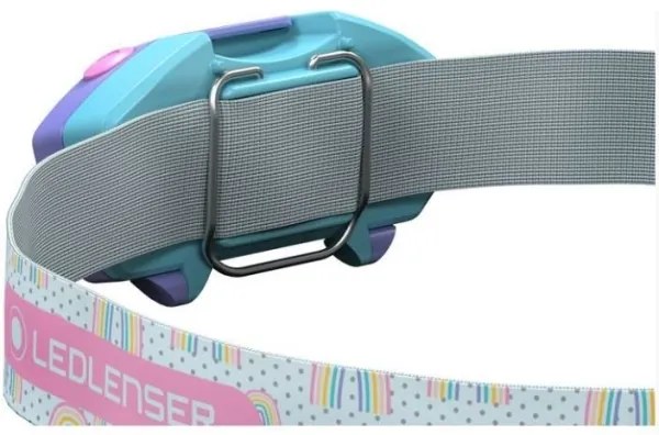 Ledlenser KIDLED2 RAINBOW-LED Lampada frontale dimmerabile per bambini LED/1xAAA IPX4 40 lm 20 h viola