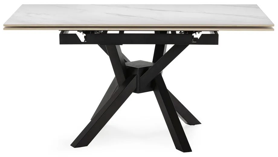 Tavolo da pranzo allungabile con piano aggiuntivo in pietra 90x150 cm Arlene - Marckeric