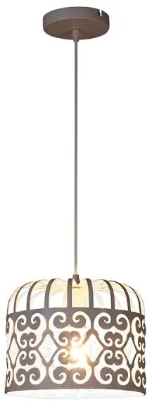 Rabalux 2161 - Lampadario ALESSANDRA 1xE27/60W/230V bianco