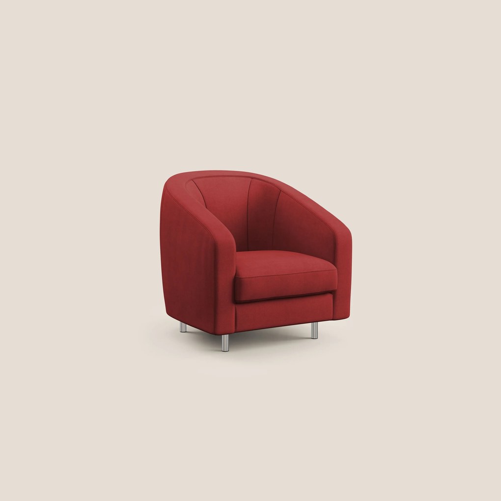 Sally Poltroncina in tessuto morbido impermeabile T02 rosso