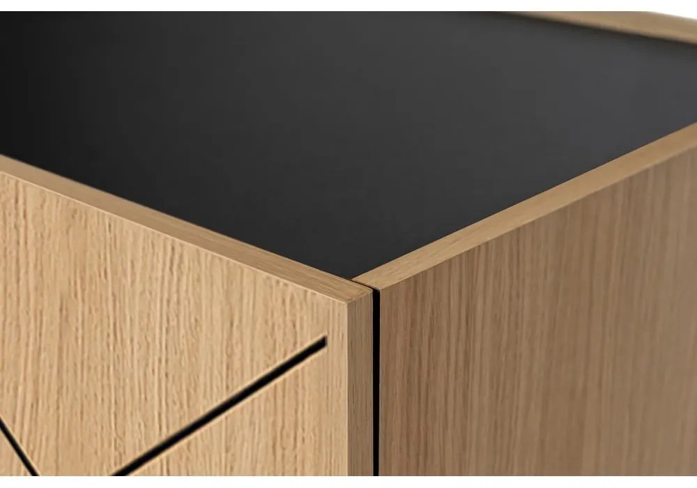 Cassettiera in rovere decorata Ramalade Porto - Woodman