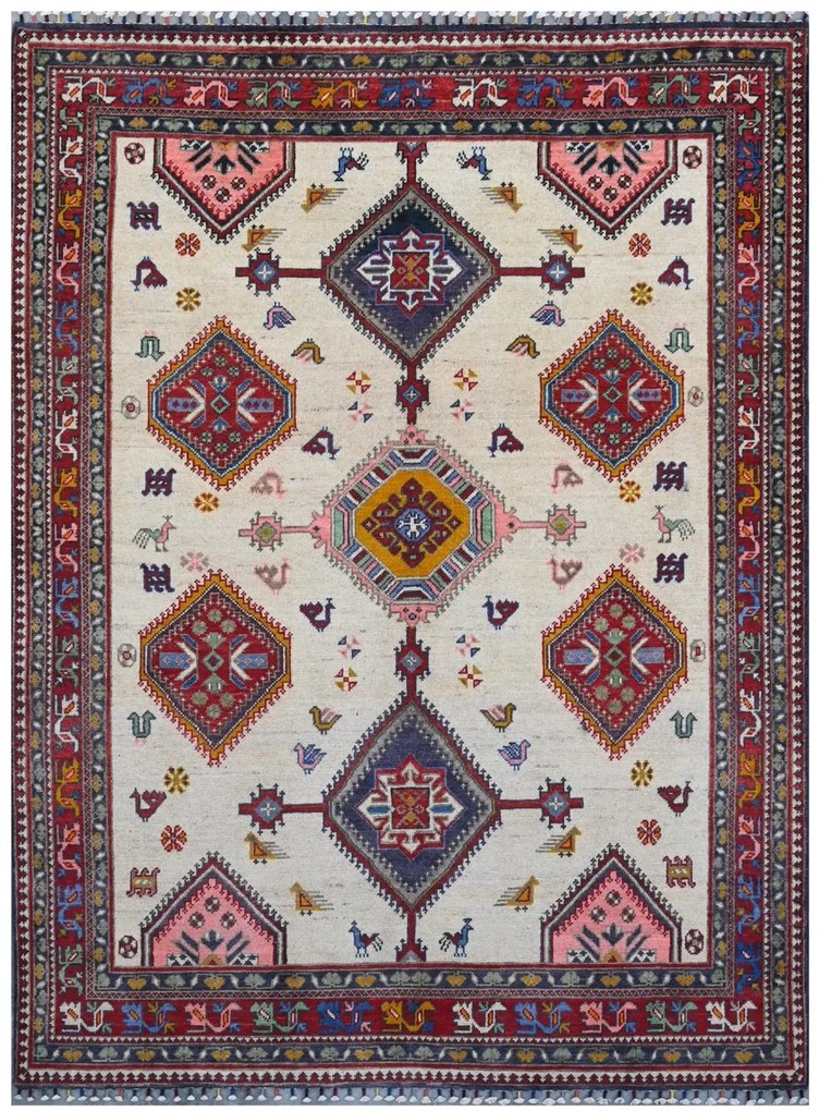 Kazak Tappeto 150 x 200 (Pakistan) Annodato A Mano
