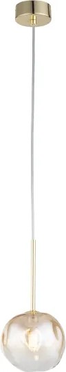 BRILAGI - Lampada a sospensione con cavo VULCANO 1xG9/8W/230V Ø 15 cm oro/beige fumé