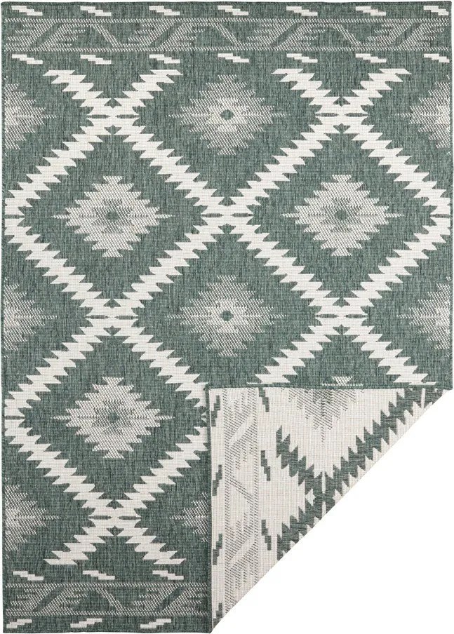 Tappeto da esterno verde e crema , 150 x 80 cm Malibu - NORTHRUGS