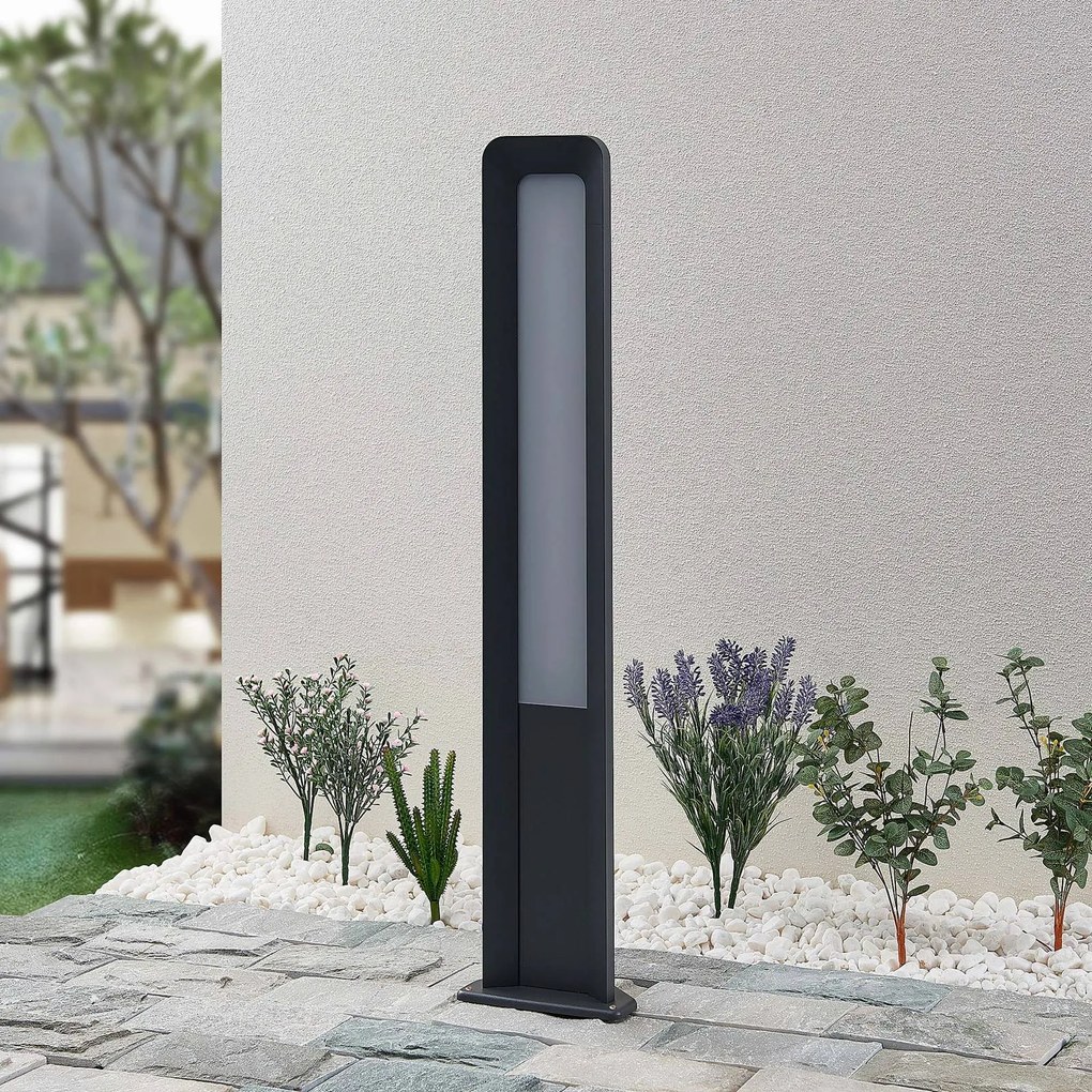 Lucande Secunda lampione a LED, altezza 80 cm