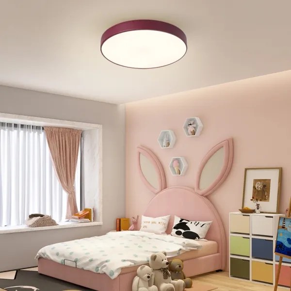 Brilagi-LED plafoniera dimmerabile POOL LED/60W/230V 3000-6000K 50 cm bordeaux + telecomando