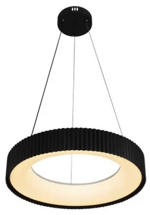 Lampadario dimmerabile a LED a sospensione su cavo, 75 W/230 V, 3000-6500 K, Ø 49 cm + telecomando