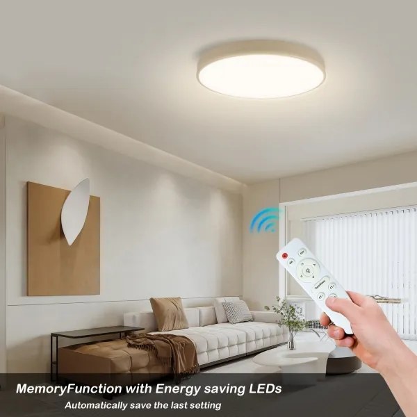 Brilagi - Lampada LED dimmerabile POOL LED/60W/230V 3000-6000K Ø 50 cm beige + telecomando