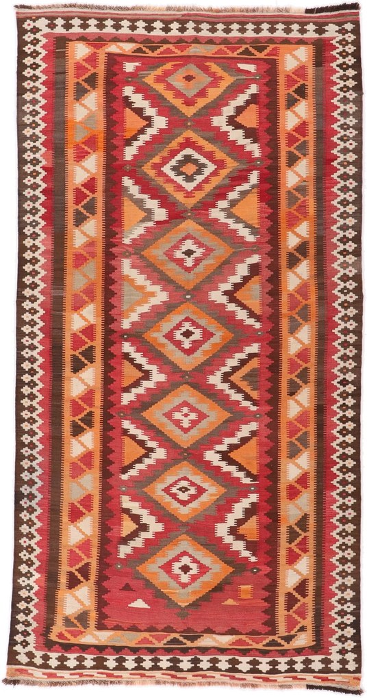 Kilim Tappeto orientale 280 x 140 (Pakistan) Tessuto A Mano