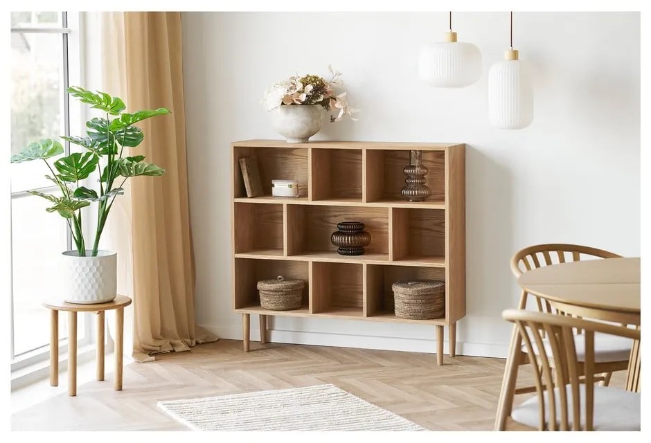 Tavolino rotondo in rovere massiccio ø 40 cm Jena – House Nordic