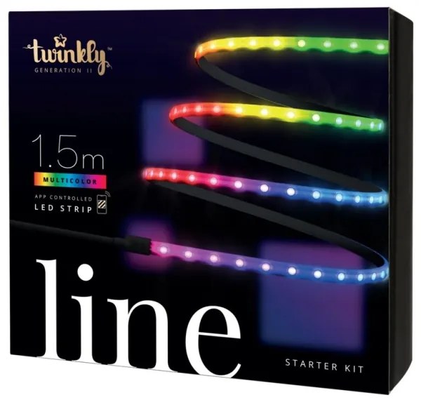 Twinkly TWL100STW-BEU - LED RGB Striscia dimmerabile LINE 100xLED 1,5 m Wi-Fi