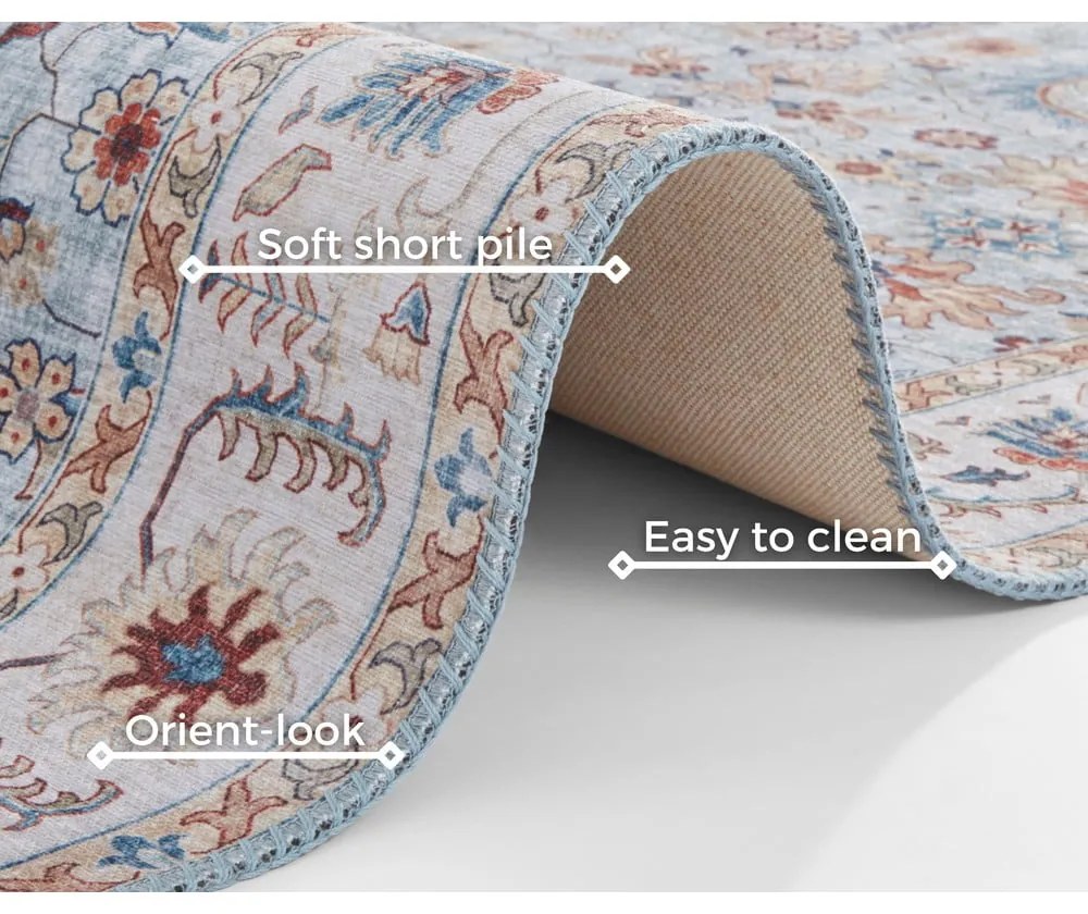 Tappeto blu e beige , 160 x 230 cm Vivana - Nouristan