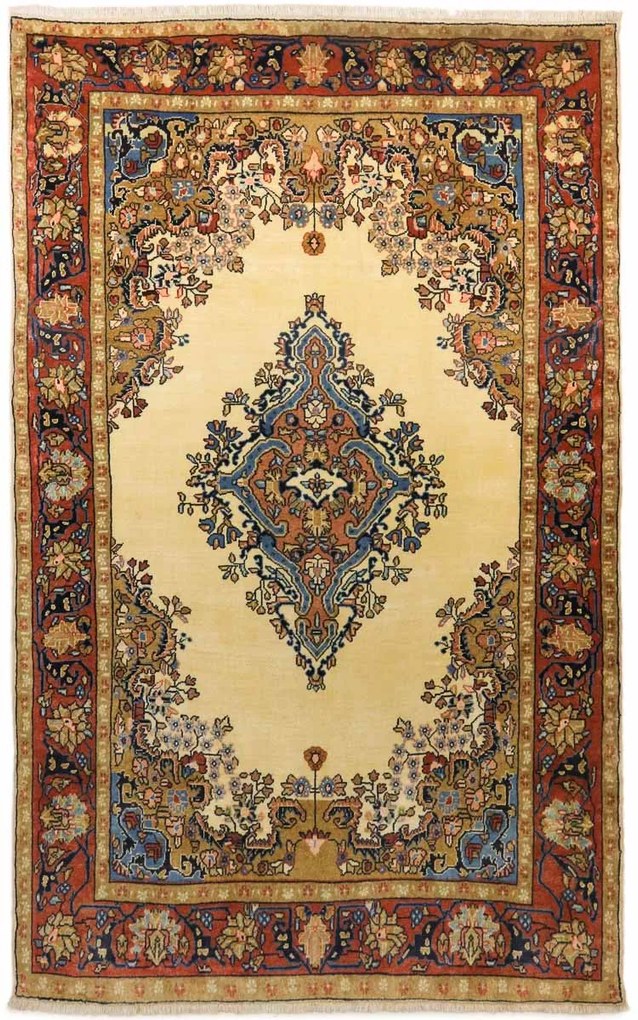 Sarouk Tappeto persiano 100x170 Rosso (Iran) Annodato A Mano