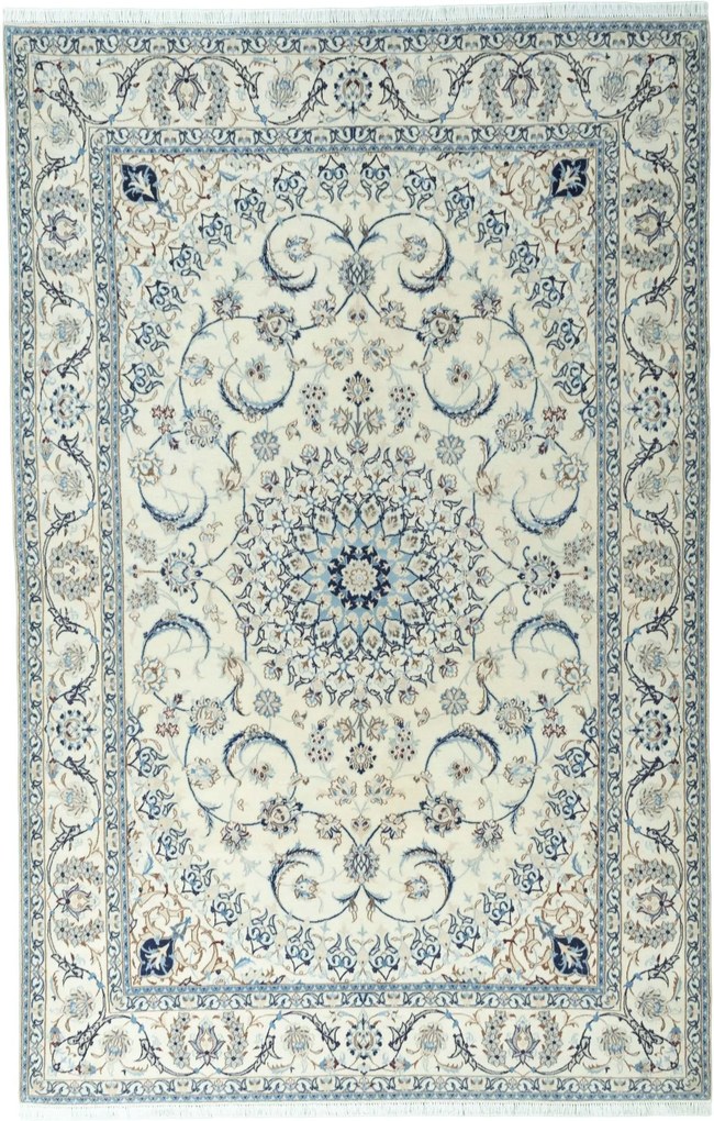Nain Tappeto 200 x 310 Beige (Iran) Annodato A Mano