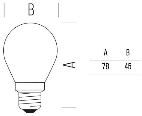 Sfera Stick 806lm 6,5W E27 CW