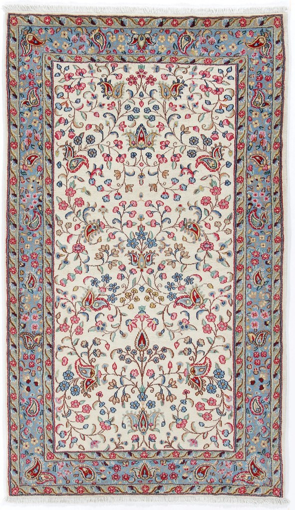Kerman Tappeto 90 x 160 (Iran) Annodato A Mano
