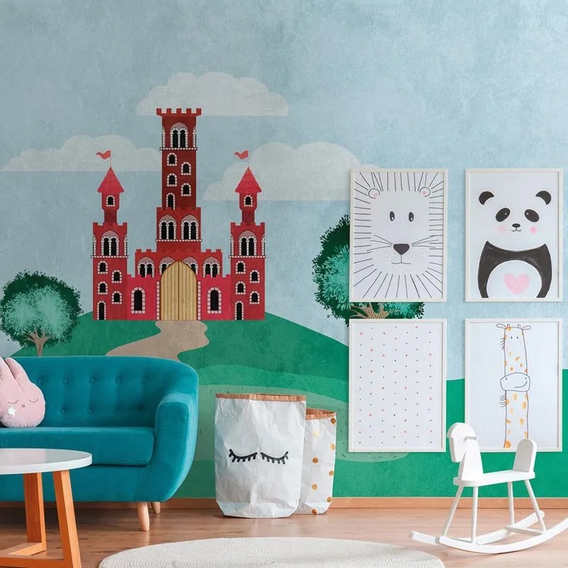 Fotomurale Castello, Multicolor 371X280 cm