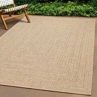 Tappeto 200x290 cm Aspetto Iuta per Interni ed Esterni 364834