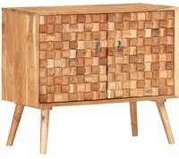 Credenza 75x35x65 cm in Legno Massello di Acacia cod mxl 19564