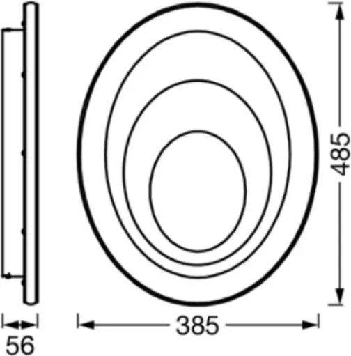 Ledvance - Plafoniera LED ORBIS SPIRAL LED/37W/230V