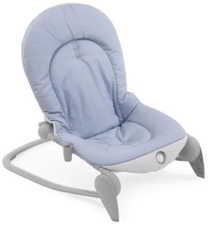 Chicco - Sdraietta vibrante per bambini con melodia BALLOON Dots 2xAA + 1xLR20 blu