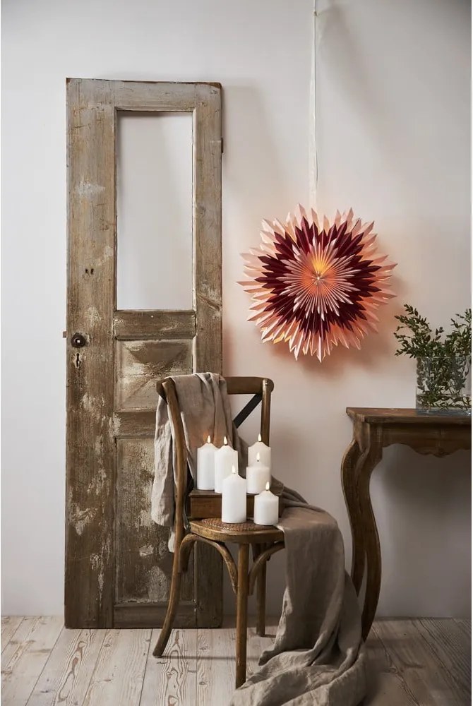 Decorazione natalizia rosa , ø 60 cm Ice - Star Trading