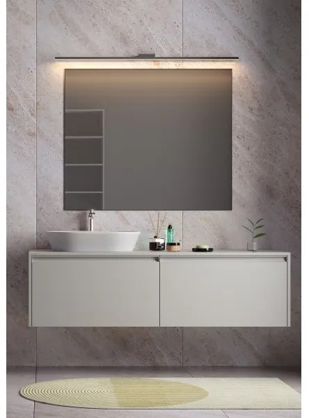 Redo01-3270-Illuminazione a LED per specchi da bagno ASTON LED/12W/230V CRI90 IP44 nero