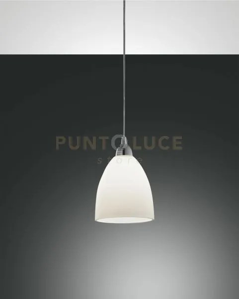 Provenza sospensione bianca d.20 cm 1 luce attacco e27 in metallo e...
