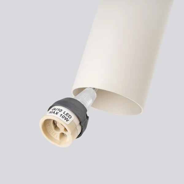 Sollux SL.1479 - Lampadario a sospensione con filo LAGOS 1xGU10/10W/230V color crema