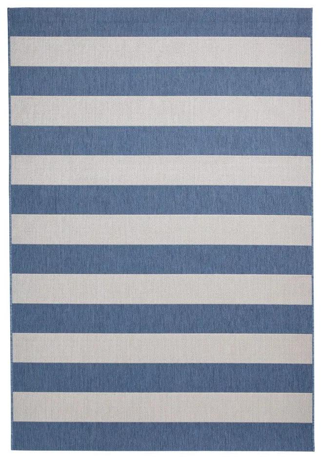 Tappeto per esterni blu/beige 230x160 cm Santa Monica - Think Rugs