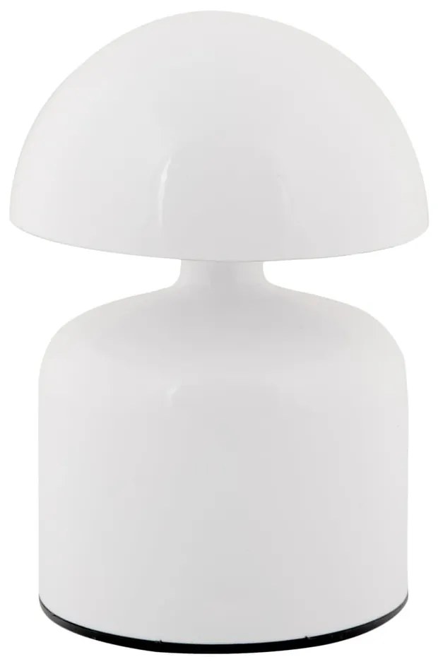 Lampada da tavolo a LED bianca con paralume in metallo (altezza 14 cm) Impetu - Leitmotiv