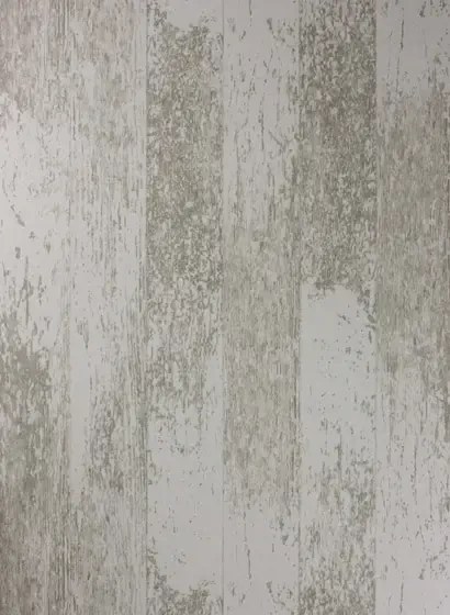 Holztapete Driftwood von Osborne & Little - White/ Stone