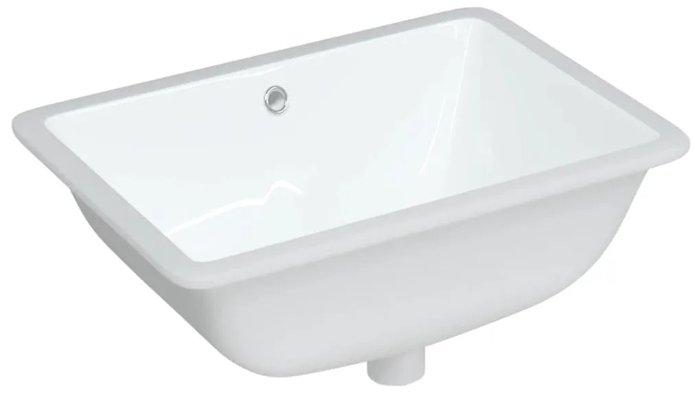 Lavandino da Bagno Bianco 55,5x37,5x19 cm Rettangolare Ceramica