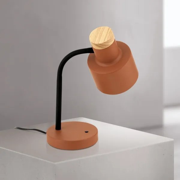 Orion - Lampada da tavolo GILI 1xE27/40W/230V color mattone