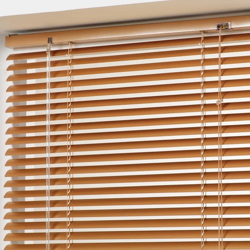 Tenda arancione in metallo 90x130 cm Venitien - douceur d'intérieur