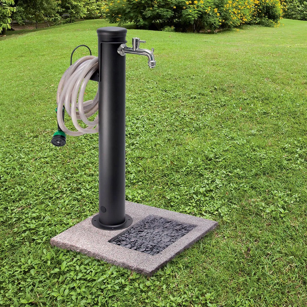 Fontana da Giardino con Doppio Rubinetto Belfer 42/ARR Ruggine...