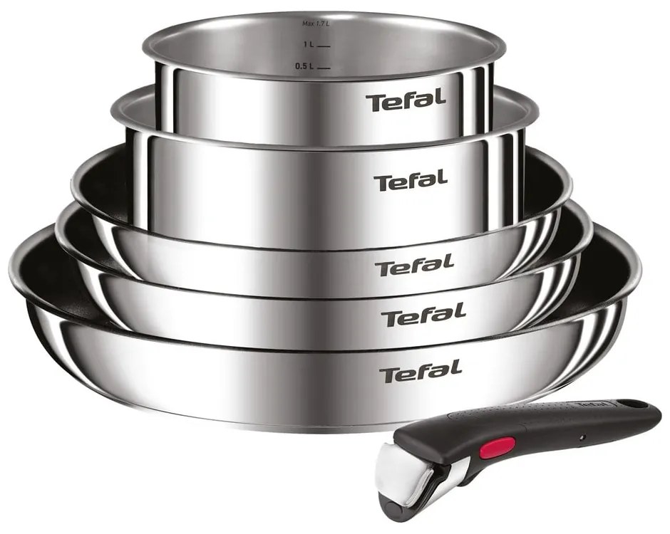 Set di pentole in alluminio 6 pezzi INGENIO Cook Eat L881S604 - Tefal