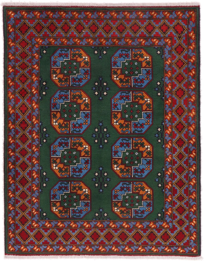 Afghan Tappeto orientale 190 x 150 (Afghanistan) Annodato A Mano