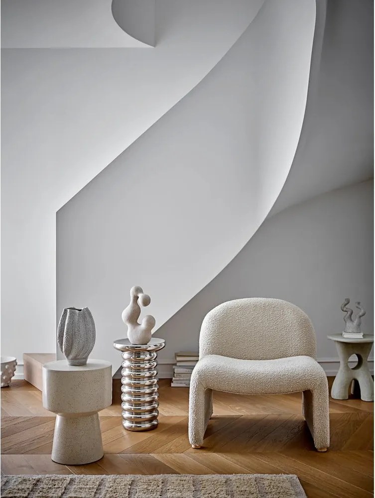 Tavolino rotondo in ceramica ø 30 cm Spike – Bloomingville