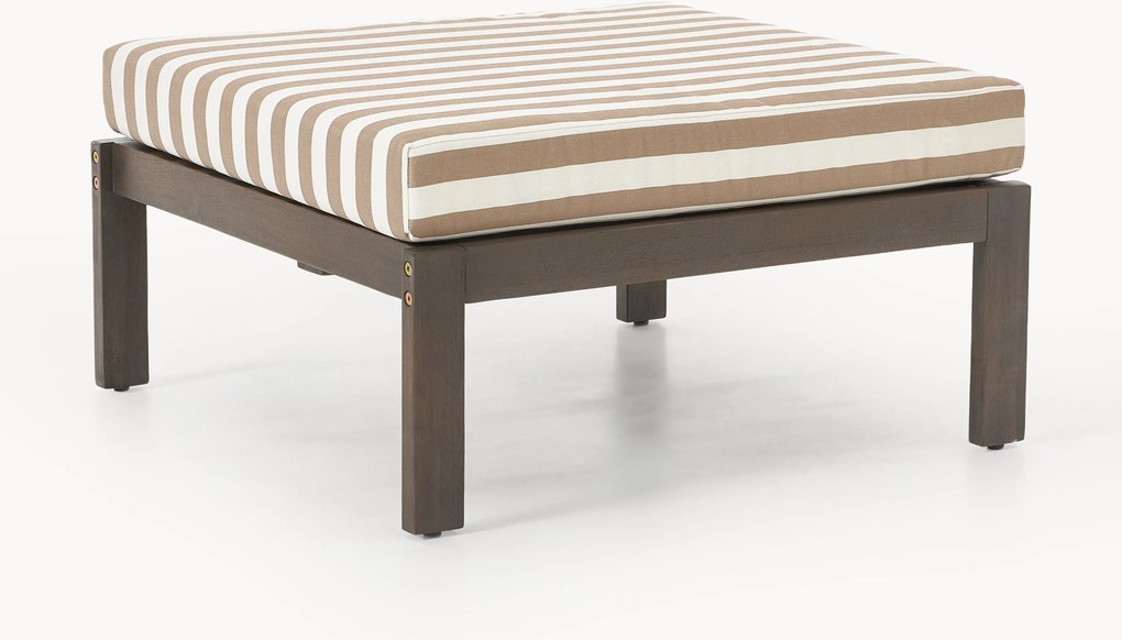 Poggiapiedi da giardino in legno di acacia Bo