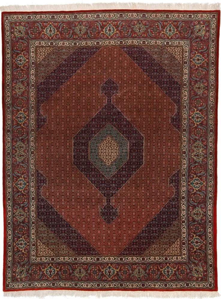 Tabriz Tappeto persiano 300x400 Rosso (Iran) Annodato A Mano
