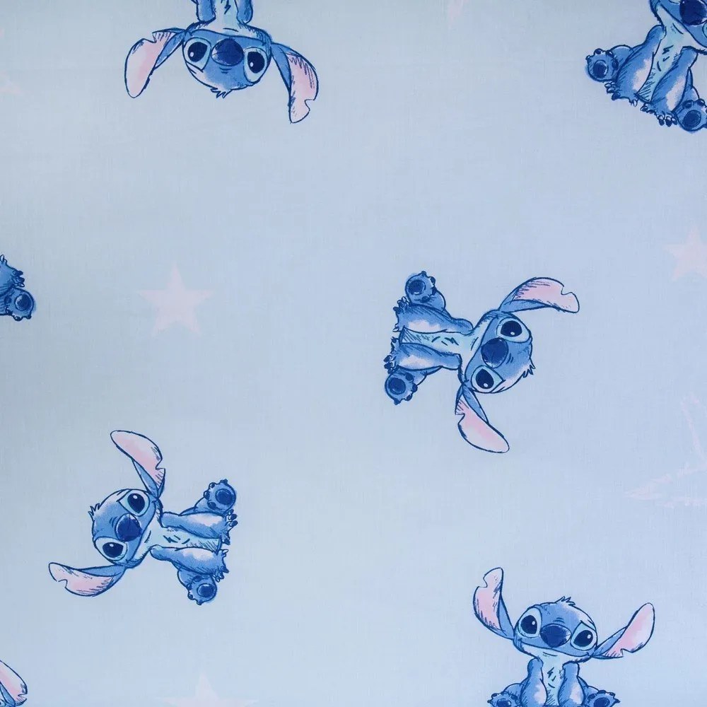 Set copripiumino e federa da bambini blu in cotone per letto singolo 140x200 cm Lilo & Stitch "Aloha" – Jerry Fabrics