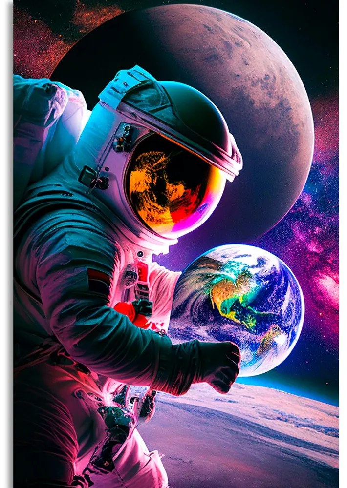 Quadro su tela – Astronauta in missione spaziale