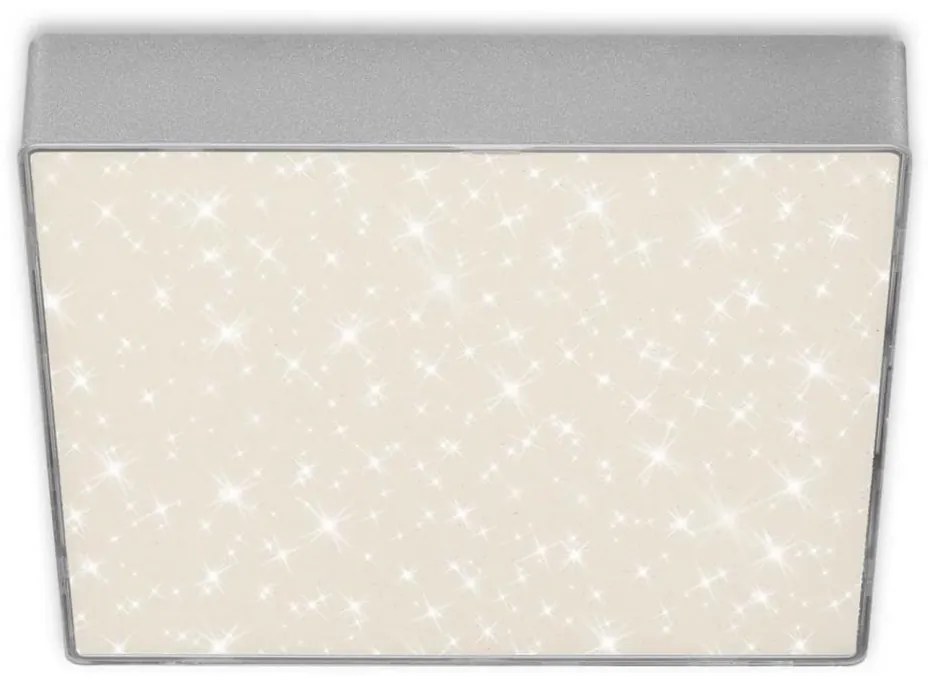 Briloner 7077-414 - Plafoniera LED STAR SKY LED/16W/230V 21x21 cm argento
