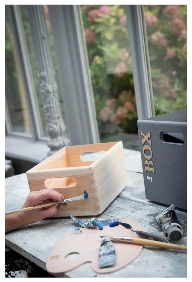 Scatola in legno di pino Custom, 30 x 20 x 14 cm - Compactor